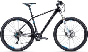 Cube LTD Pro 27,5 Zoll 2015 Mountainbike in Seitenansicht vor weißem Hintergrund.