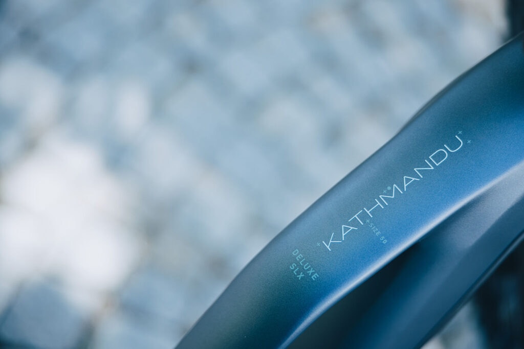 Cube Kathmandu Hybrid 2027 Modelle Neuheiten im Vergleich Deluxe SLX 800 mineralblue´n´blue Detailbild Rahmen