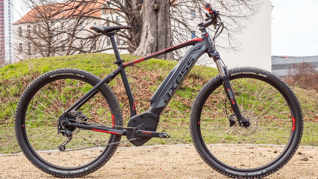 E-MTB - Axess Rogue E-Tech - E-Mountainbike Hardtail mit Technik von Bosch und Shimano