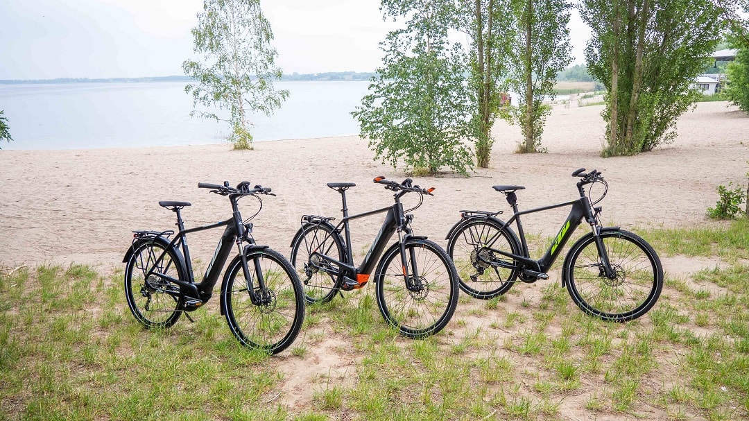 Vergleich Testsieger KTM E-Bikes - KTM Macina Tour 510 - KTM Macina Sport Pro - KTM Macina Style Pro - Titelbild