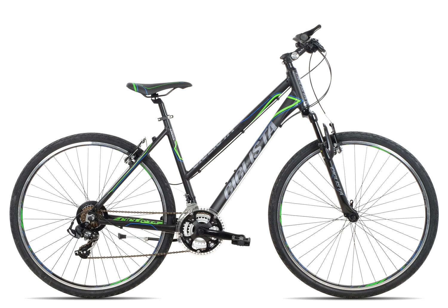 Ciclista Cross Trapez | 55 cm | black blue green